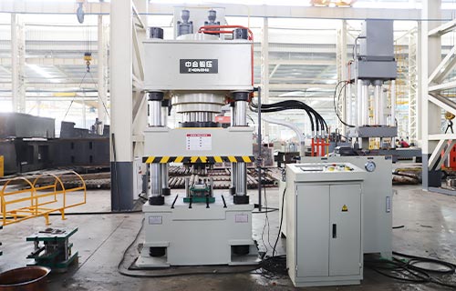 錨桿托盤生產(chǎn)“利器”：滕州中合鍛壓四柱液壓機助力礦山企業(yè)發(fā)展