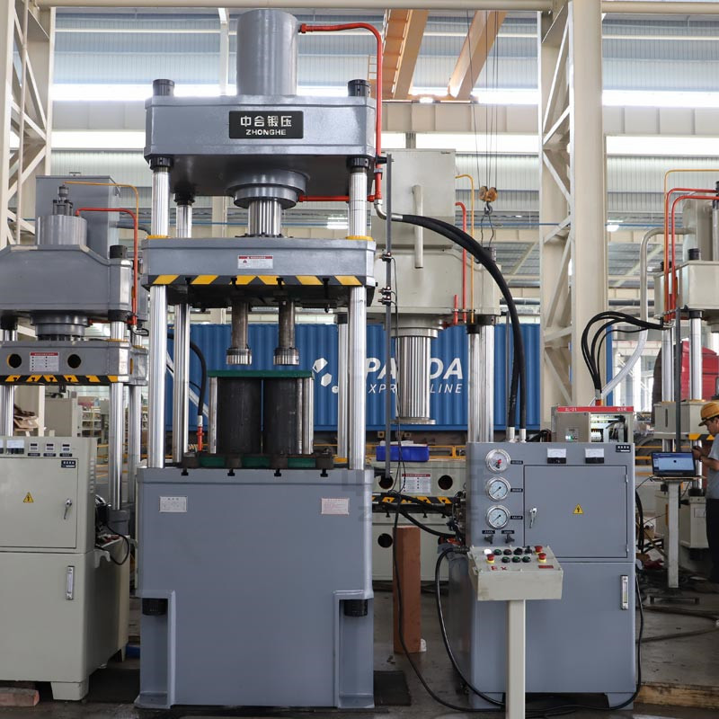 石墨粉末壓塊成型液壓機_200噸四柱液壓機_粉末成型設備(圖2) 石墨粉末壓塊成型液壓機_200噸四柱液壓機_粉末成型設備(圖2)